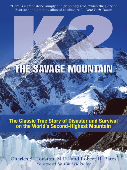 Title details for K2, the Savage Mountain by Charles Houston - Wait list